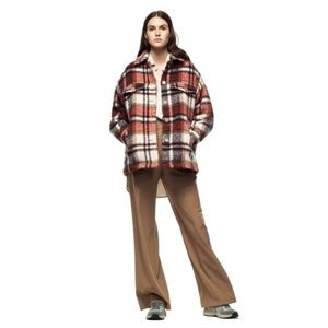 Zara plaid jacket NWT